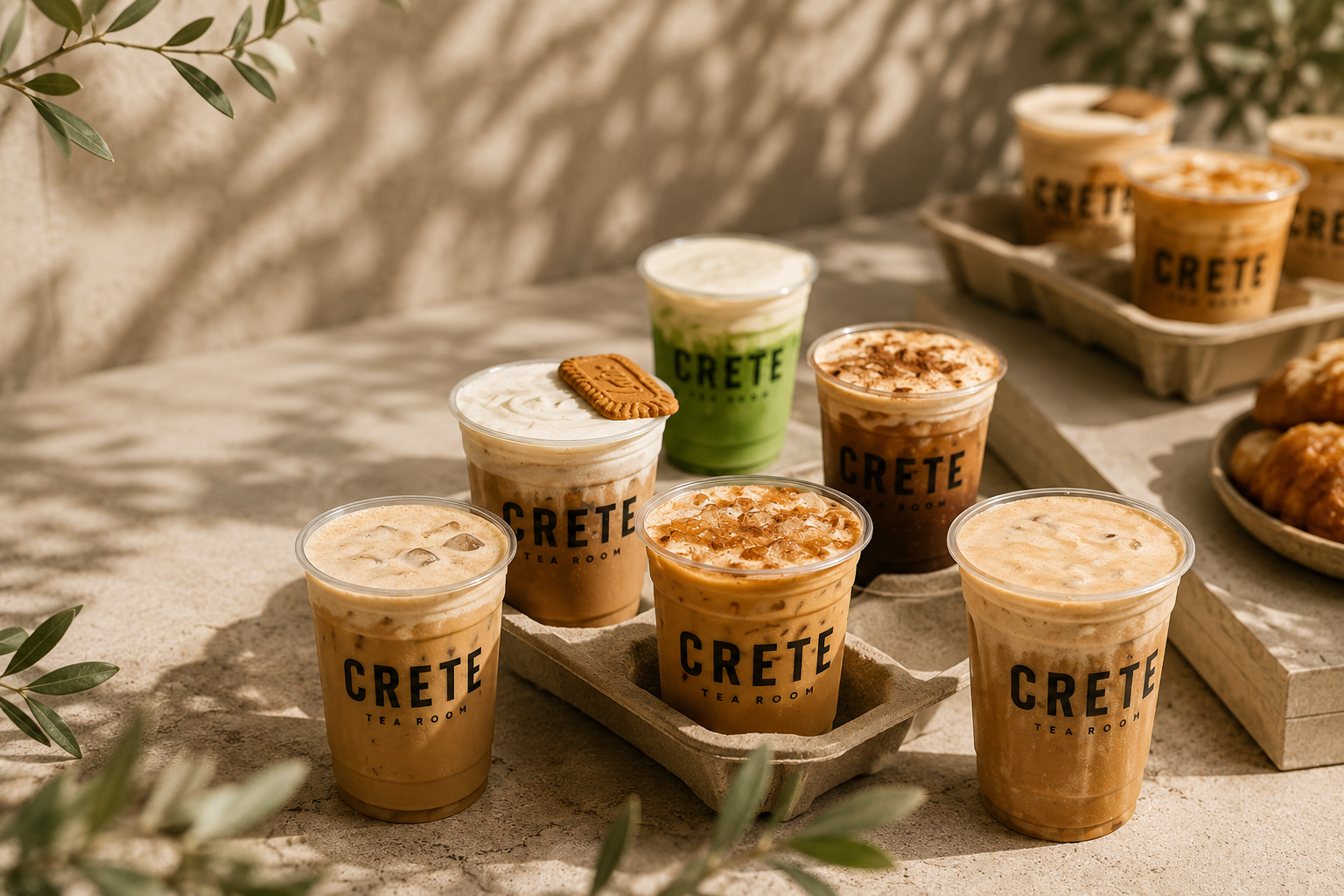 Crete catering drinks lineup